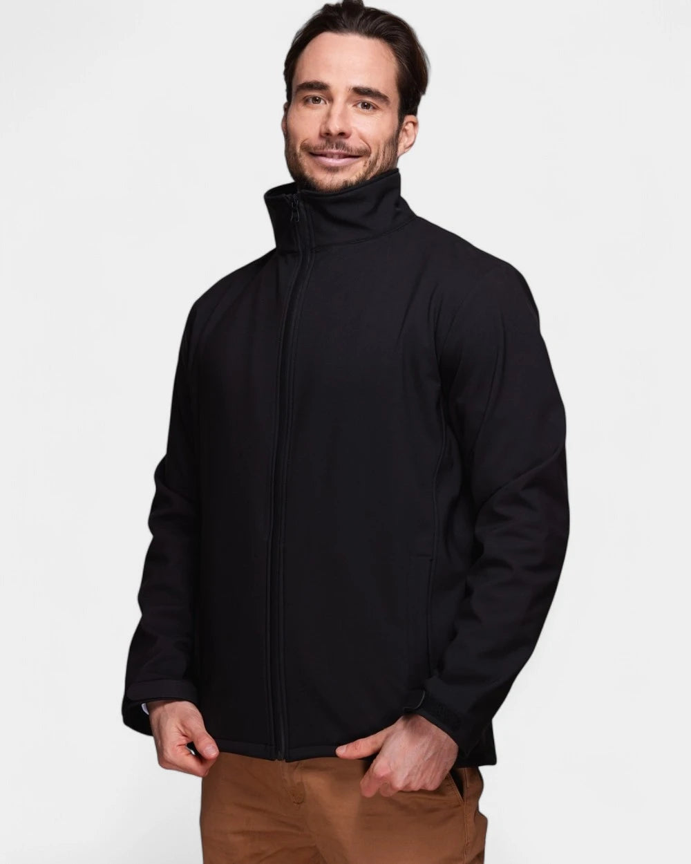Softshell jack voor heren Made in France, te personaliseren - 1
